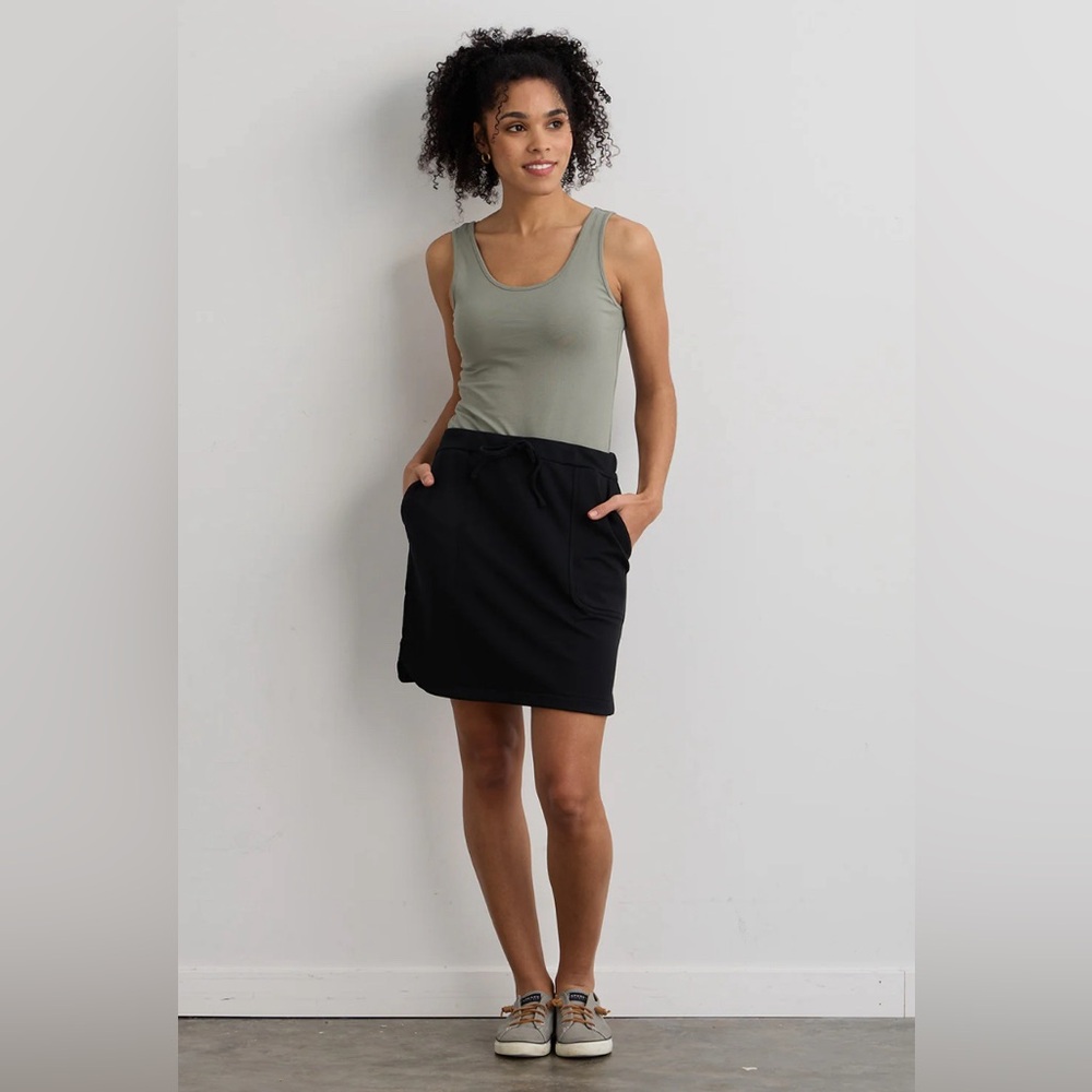 Fashion To Figure Size 3 Black French Terry Skirt